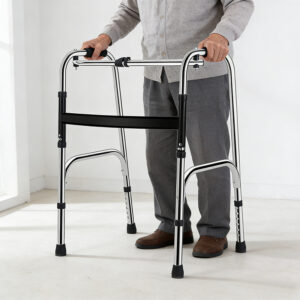 Outdoor lightweight walking aid indoor foldable portable four-legged walker - Image 4