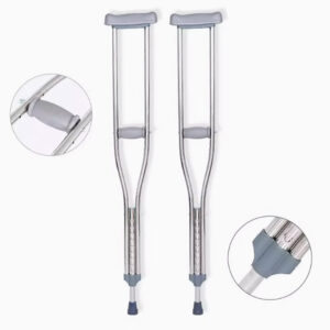 Anti-slip underarm cane - post-surgery recovery aid with adjustable height - Image 2