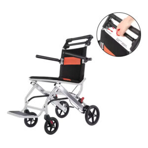 Ultra-lightweight portable travel wheelchair folds for car trunk and airplane storage - Image 8