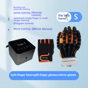 Smart finger trainer, mirror-image exercise gloves for patient finger flexion/extension training - Image 3