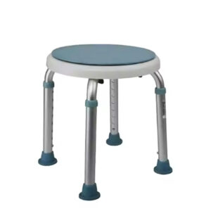 Compact bathroom anti-slip bath stool, lightweight bathing aid chair - Image 1