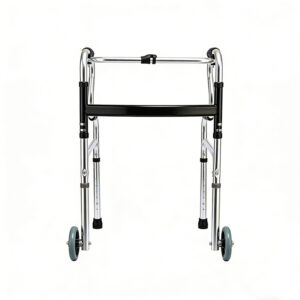 Silent-wheel walker mobility aid frame for rehabilitation period - Image 3