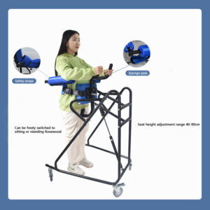 步態訓練器，下肢功能障礙者的復健訓練步行器：圖片 1