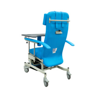 Comfort care chair home-use high-back wheelchair for the elderly reclining and seating capability with dining table - Image 4