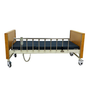 Electric nursing bed, adjustable angle hospital bed with silent castors, elderly bedridden care bed - Image 2