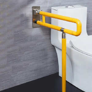 Toilet safety grab bar, bathroom shower anti-slip pull handle, bathroom assist rail for mobility-impaired individuals - Image 1