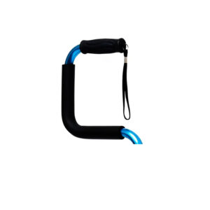 Four-legged cane with hand strap, u-shaped comfort grip, walking/shopping support cane - Image 5