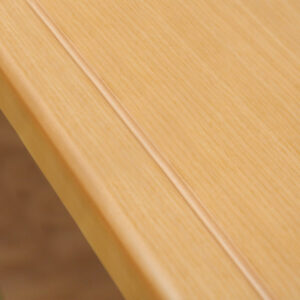 Senior friendly rounded corner long table, nordic style solid wood dining table - Image 4