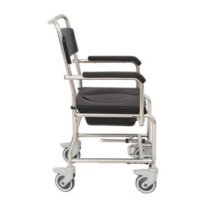 Stainless steel shower chair, slip-resistant and waterproof, bathing and toileting aid for individuals with limited mobility - Image 3