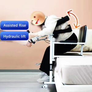 Hydraulic lift chairs for patient transport, assistive devices for bedridden elderly and paralyzed individuals - Image 5