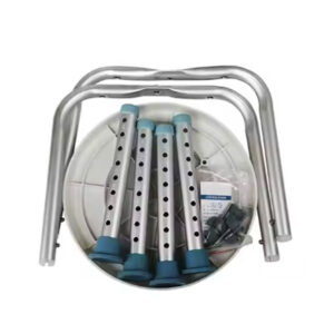 Compact bathroom anti-slip bath stool, lightweight bathing aid chair - Image 5