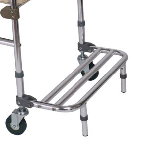 Indoor rollable toilet chair, bedridden patient bedside toilet stool - Image 5