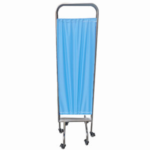 醫院門診隱私不鏽鋼屏風，可移動隔間簾，檢查室分隔板：圖片 3