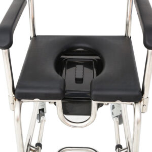 Stainless steel shower chair, slip-resistant and waterproof, bathing and toileting aid for individuals with limited mobility - Image 5