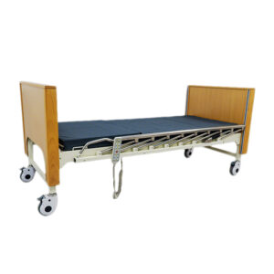 Electric nursing bed, adjustable angle hospital bed with silent castors, elderly bedridden care bed - Image 3