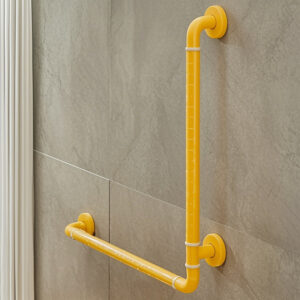 壁掛式L型扶手，浴室防滑防跌倒站立輔助扶手：圖片 3