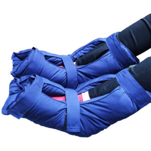 Cotton-lined foot covers for pressure ulcer prevention, medical foot protection for bedridden patients - Image 1