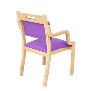 Armchair, Scandinavian style, easy to clean, suitable for nursing homes, restaurants, and family-friendly dining environments - Image 3