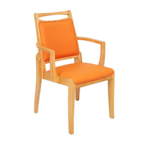 Japanese-style nursing chair, medical-grade waterproof leather, gray padded backrest chair - Image 6