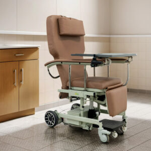 Electric lift nursing chair with reclining/sitting/bed transfer capabilities, suitable for home and nursing home use - Image 5