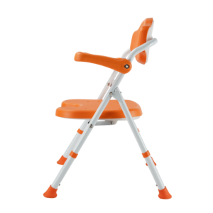 Folding bath chair suitable for nursing homes, home-use model with drainage hole and non-slip seat cushion - Image 5