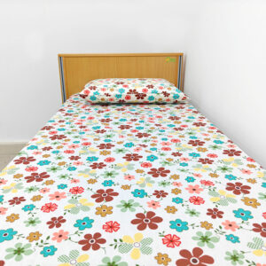 園風彩色小花床單 親膚面料 護理床 / 宿舍床通用床品：圖片 2