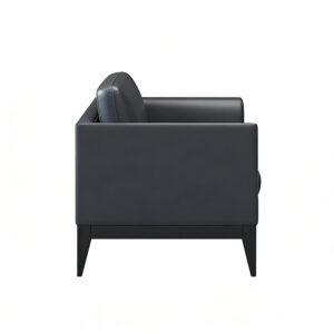 Modern minimalist leather sofa, suitable for both office and living room use - Image 2