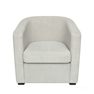 A minimalist armchair with easy care fabric upholstery  the perfect choice for relaxing at home - Image 1