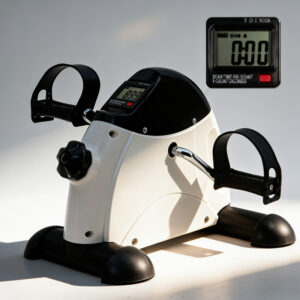 Portable mini exercise bike, rehabilitation trainer for the elderly, under-desk exercise bike, digital counter - Image 3