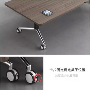 可摺疊會議枱 帶輪可移動 慳位辦公枱 可定制：圖片 5
