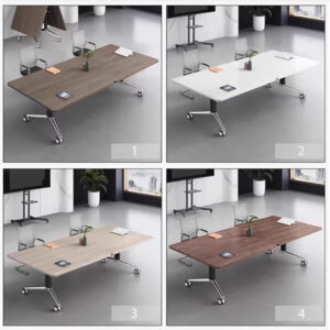 可摺疊會議枱 帶輪可移動 慳位辦公枱 可定制：圖片 6
